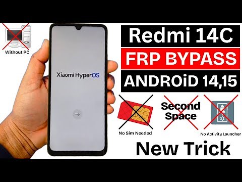 Redmi 14C FRP Bypass Android 14,15 Without PC | Unlock Google Account Lock 100% Working 2025 Method