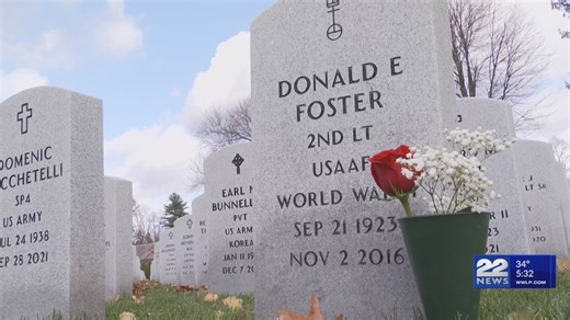 Veterans Memorial Cemetery in Agawam hosts tribute to fallen soldiers