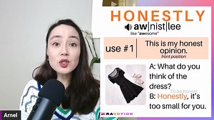 😀Learn how to use HONESTLY in your conversations! | Arnel's Everyday English