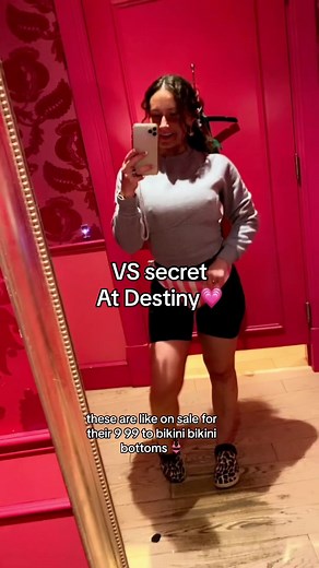 Going wild in a @Victoria’s Secret dressing room near you😅