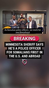 Minnesota Sheriff says he’s a police officer for Somalians first in the U.S. and abroad | Libs of Tik Tok