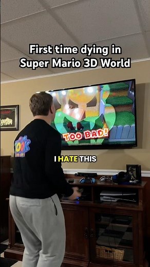 First time dying in Super Mario 3D World! 🍄