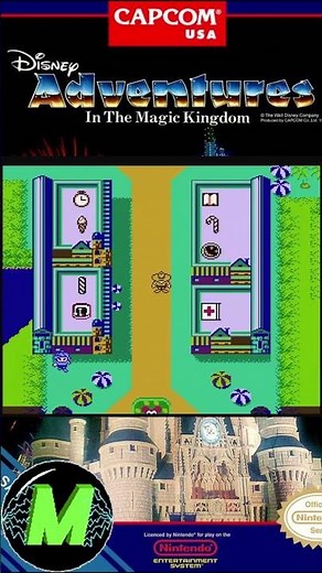 Adventures in the Magic Kingdom shows several rides that aren't playable #disneygames #nesgames #nes