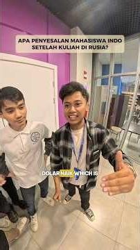 Indonesian students' regrets after studying in Russia 🤔