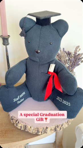 7 comments | This little bear holds so much love and meaning ✨ Made from a grandfather’s jumper, with a special message tucked safely inside a tiny scroll and his ashes lovingly encased within. It’s more than just a keepsake — it’s a way to keep him close, to hold a piece of his warmth and memory forever. . . #MemoryBear #KeepsakeBear #HandmadeWithLove #InLovingMemory #graduation #specialgifts | Fay Grant Holt | Facebook