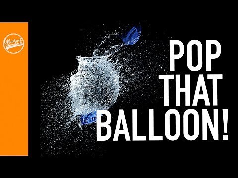 Highspeed Photography of a popping waterballoon: How to take a picture of an exploding water balloon