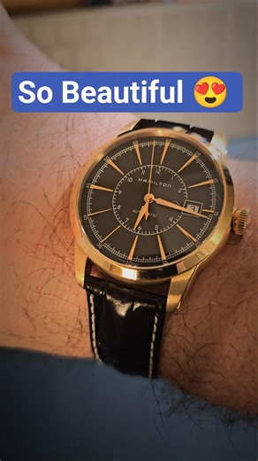 Hamilton Railroad Classic Automatic Watch w/Nat King Cole! #watchesandmusic #rolanddigsit #shorts