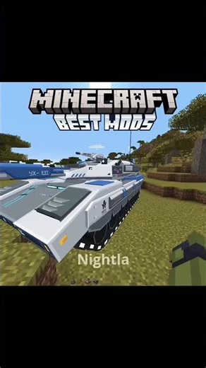 Next-Gen Military Tank in Minecraft! 🔥 Best Mods Part 8 #minecraft#gaming#youtubeshorts #shortsfeed