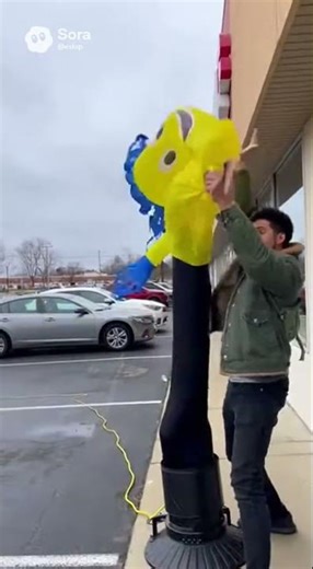 Wacky inflatable man