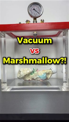 🔥 Vacuum vs Marshmallow?! 😳 (How Big Can It Get?!)