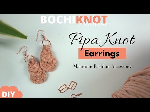 How I Transformed 1 Simple Knot into a Pair of Boho-Chic Earrings