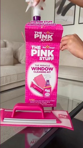 More than just windows 🤭💞The Pink Stuff Window Kit works its magic on so many different surfaces ✨