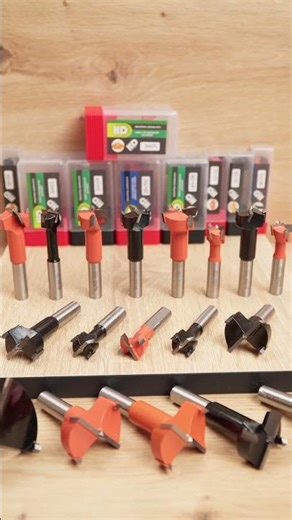 Forstner drill bits [from diameter 15 mm to 35 mm, and length 57 mm and L-70 mm]