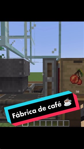 Fábrica de café #minecraft #createmod #coffee #coffeedelight #moddedminecraft #foryou #foryoupage