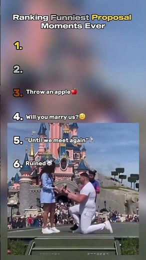 Ranking Funniest Proposal Moments Ever