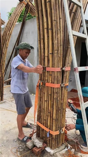 Bamboo Building Without Rebar or Concrete: Vietnam Bamboo Architecture