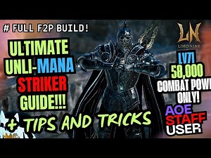 LORDNINE | Unlimited MANA Build Guide! [ EXPLAINED! ] : F2P WAY!