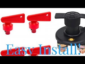 Installing race car master power disconnect switch