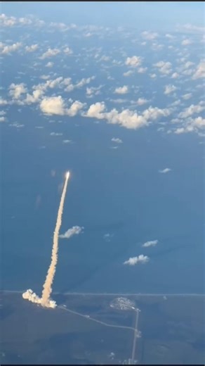 Rocket Takeoff From Space View 🌌🚀