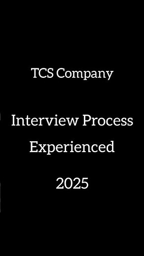 TCS Company interview Process for Experienced 2025 #interview #interviews #tcs