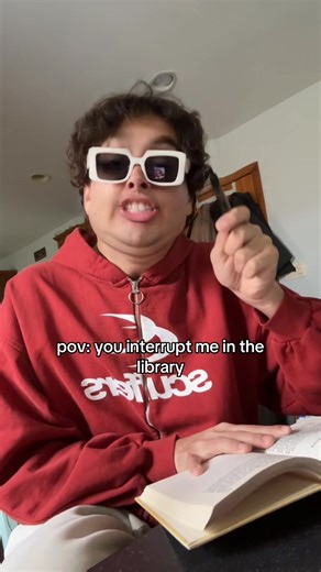 Dont ever interrupt me in the library again! #library #fyp #danicuh | interrupting