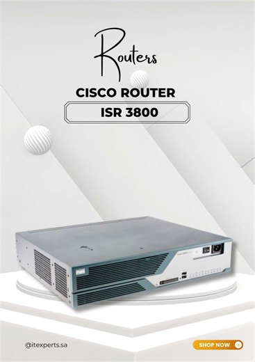 CISCO ROUTER ISR 3800 #switches #routers