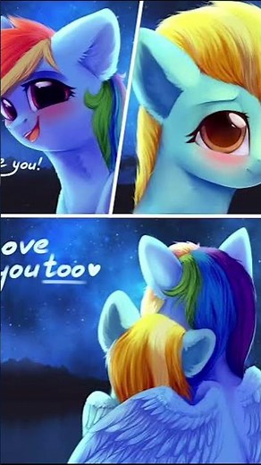 Rainbow Dash x Lightning Dust #mlp #lgbtq #shipping