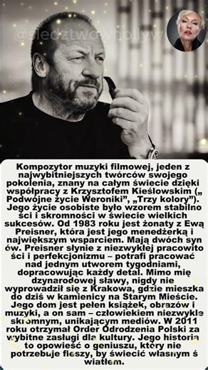 ZBIGNIEW PREISNER - TAJEMNICE WSPÓŁPRACY Z KIEŚLOWSKIM. ŻYCIE GENIUSZA