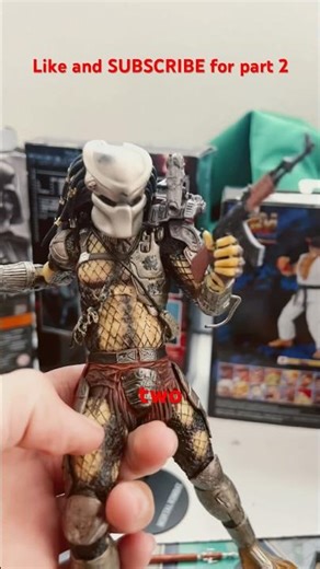Random Accessories on Action Figures 🤯 Part 1 (NECA Predator) #StopMotion #ActionFigures #Shorts