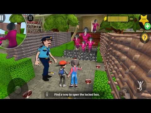 Scary Teacher 3D - troll Miss T so many ladder and traps(Mod menu) gameplay part 6049#scaryteacher3d