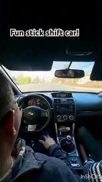 Fun stick shift car! Subaru WRX #subaruwrx #stickshift #manualshiftcar