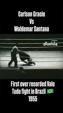First Ever Recorded Vale Tudo Fight 1955 | Gracie vs Santana