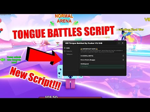 NEW | Tongue Battles SCRIPT - (Kick, Void, Invisibility)