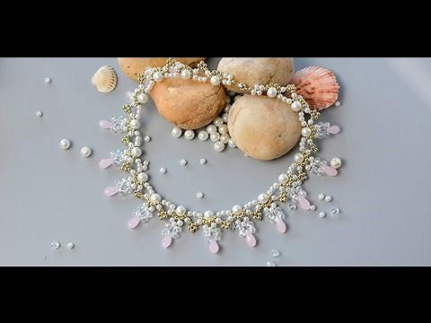 PandaHall Video Tutorial on How to Make Delicate Beading Choker Necklace for wedding