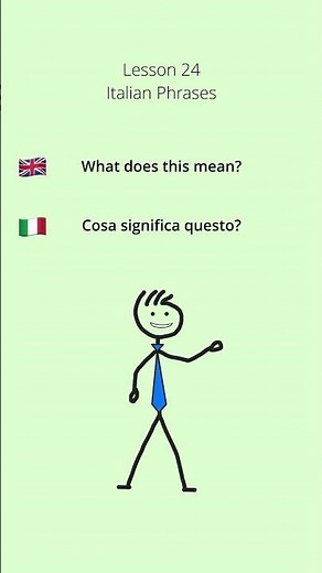 Lesson 24 | 5 Easy Italian Phrases Every Beginner Should Know
