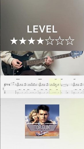 Kenny Loggins - Danger Zone (guitar cover with tabs & chords)