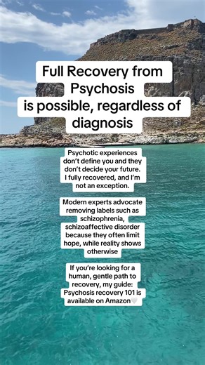 Psychotic experiences are far more common than we’ve been taught, and full recovery is possible even after multiple episodes. Labels like “schizophrenia” often create fear and hopelessness, while modern insights show that psychosis exists on a spectrum and does not mean a broken or degenerating brain. Many people recover fully or learn to live meaningful, fulfilling lives. I share this not as a belief, but grounded in lived experience and the growing work of modern specialists, including perspec