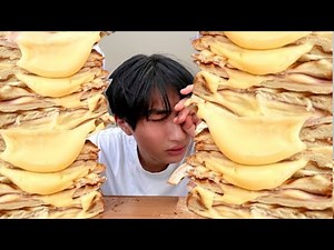 プレゼントされた豪邸新居で朝から作りすぎ・・・【大食い】