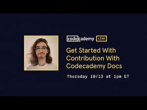 Get Started with Contributions with Codecademy Docs