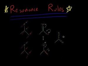 Everything you need to know about Resonance Structures VIDEO 1 (Rules of Organic Chemistry #6)