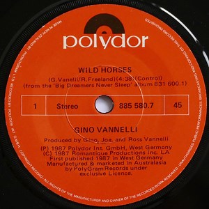 Gino Vannelli – Wild Horses (1987, Vinyl)