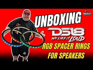 Unboxing, Review & Demo - DS18 Speaker RGB LED Ring Lights