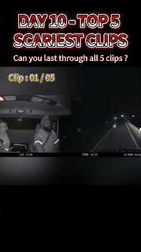 Top 5 Scariest Clips – Can You Watch All 5? #day10 #horror #scary