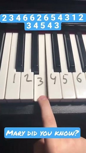 Mary did you know? | Piano Short Tutorials 🎹