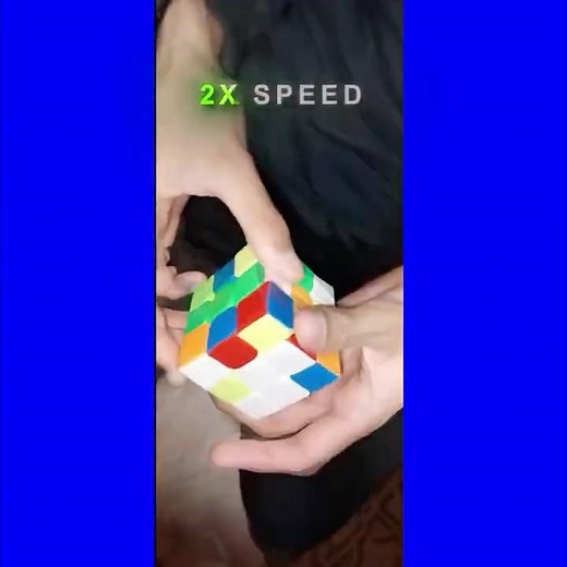 1000x Speed rubik's cube