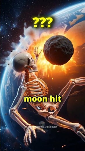 What if a Moon-sized asteroid hit Earth? 🌑💥