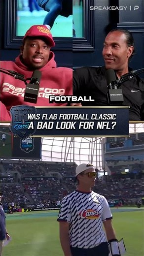 Shady says flag football isn't "REAL FOOTBALL", so who cares 🤷🏽‍♂️ #nfl #flagfootball