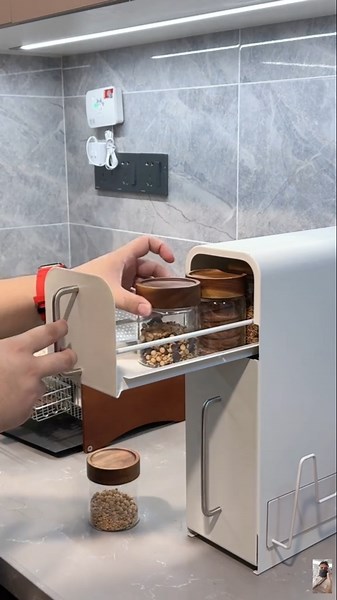 This kitchen spice storage rack is so useful! #shorts