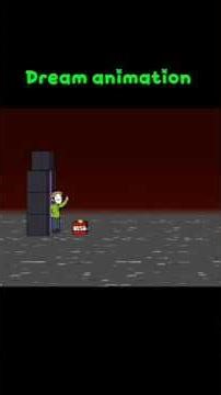 Dream animation vs Dream in real. #minecraft #dream #edit #aura