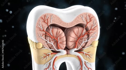 Progression of Tooth Development from Formation to Root and Nerve Growth